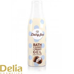 DAIRY FUN Gel za kupanje i tuširanje - Kokos  400ml
